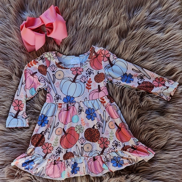 Boho Pumpkin Dress - Picture 1 of 1
